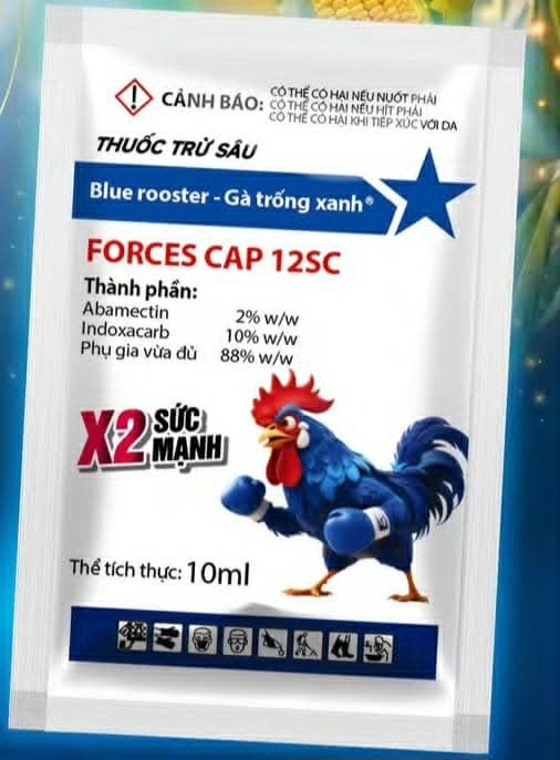 Nồng Độ Thấp Tẹt Chỉ 12SC, Nhưng Vì Sao Forces Cap (Abamectin 2% + Indoxacarb 10%) Lại Diệt Sâu Hiệu Quả Như Thế Nhỉ?