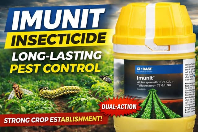 Alpha-cypermethrin 75 g/l + Teflubenzuron 75 g/l trong Imunit 150SC: vì sao phối thức này đáng chú ý hơn một thuốc “diệt sâu nhanh”